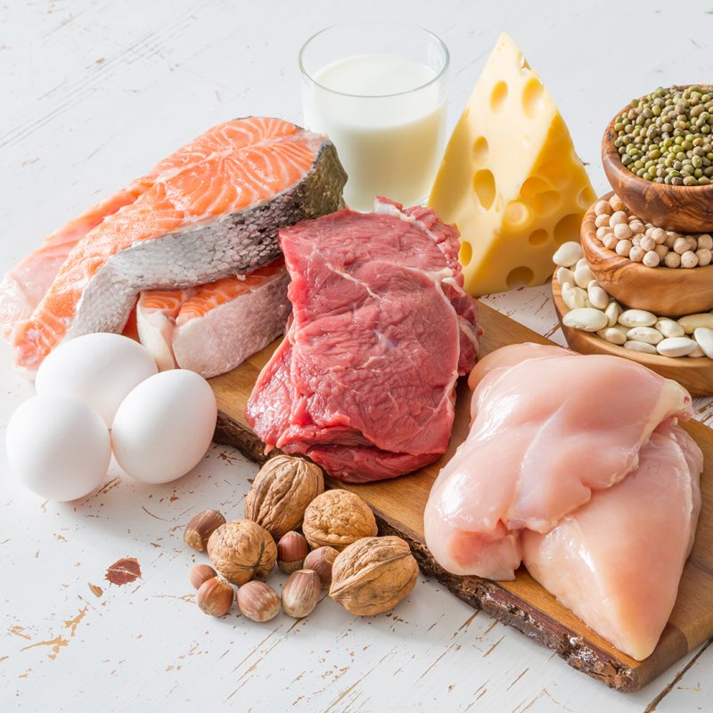 alimentos para recuperar tejido muscular proteínas